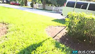 Veronica Rodriguez, a tiny Latina teen, gets humiliated taking two cocks on the crowded bus