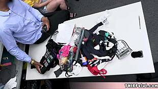 mall cop catches two teens, gets lucky