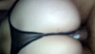 Enjoying taste on dick, making it wet and moaning loud