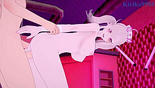 Suzuka Utako and Sukoya Kana in intense 3D hentai