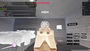 i watch this roblox porn with big black cocks and assfucking, it's so hot but i can't stop staring at the tits
