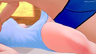 Gwen Tennyson in her room for some intimate 3D fun