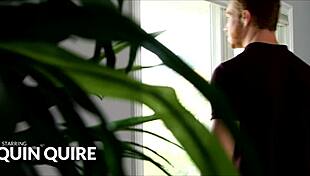 Quin Quire feels intense pleasure avoiding rent by fucking his landlords passionately