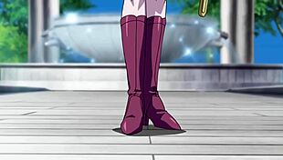 in queens blade rebellion ova episode 02, the nun faces intense battles in high definition