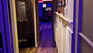 Coco de wit feels the anal fingering backstage