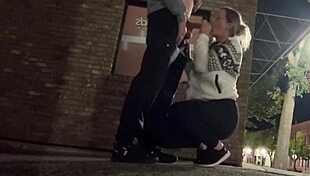 Public slut gets caught in extreme outdoor sex acts