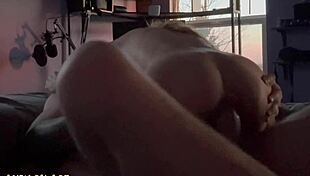 Tiny 18+ Latina girlfriend moans during passionate sex 😘