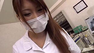 Working Boobs Accidental Milk In Dentist Office With Big Tits