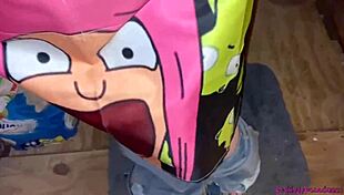 Fat Brunette Pisses in Toilet for Dirty Homemade Solo