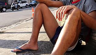 fodendo o morador de rua with ladyboy anal