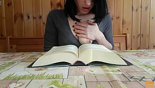 Oh man, yumi's vibrator session turns hysterical literature into endless cums