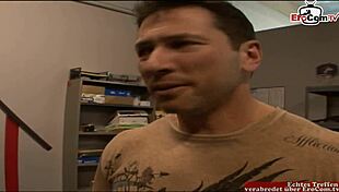 blonde teen with small natural tits gets pussy creampie after fucking.