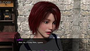 I love fingering my small tits while masturbating as a redhead knight's tale unfolds.