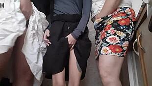 6 orgasms under the skirt - girls fly orgasm