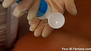Nurse and patient in a BDSM threesome with a strap-on