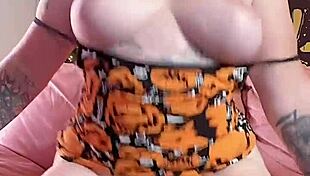 Fat rider moans with dragon dildo in pussy