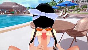 Yor Forger in Bikini Pool Sex POV Fantasy