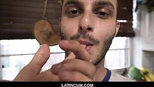 young straight boy gets paid by gay guy on street for pov movie