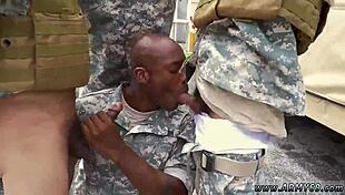 Army Men Fucking Hard in Shower with Explosive Gay Sex Failures