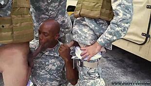 Army Men Fucking Hard in Shower with Explosive Gay Sex Failures