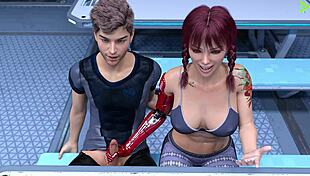 stranded in space 38 - public handjob