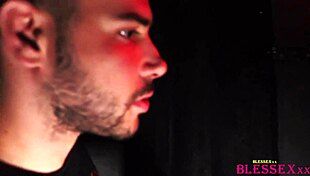 Straight male gets surprise from gay friend at gloryhole