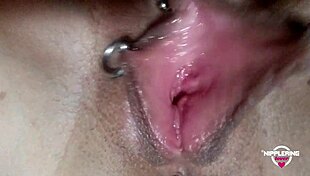 Kinky Mother Exploring Pierced Body In Homemade Compilation