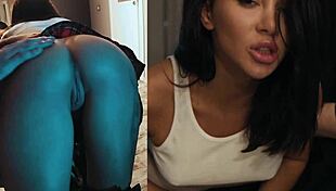 I spank bad girl Katrin Tequila before she gets horny for sex