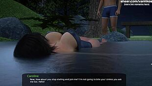 Milfy City gameplay features teen stepsister with big ass in sexy moments