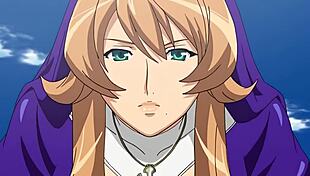 in queens blade rebellion ova episode 02, the nun faces intense battles in high definition