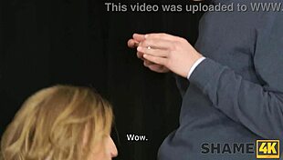 Shame4k Car Cuck! Brunette Wife Masturbates in Public Ride!