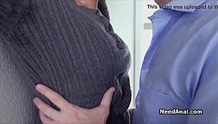 Curly Chocolate Girlfriend Ass Fucked Hard!