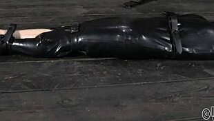 Hotty gets collar and opens legs