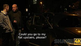 Shame4k Car Cuck! Brunette Wife Masturbates in Public Ride!