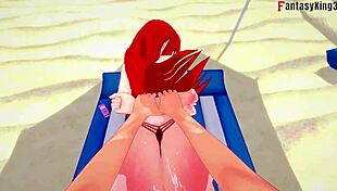 i watch parasoul in bikini getting fucked hard in skullgirls fantasy anime hentai