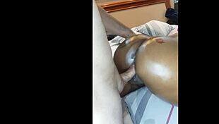 White bull fucks and impregnates the hotwife slut in this amateur gay scene with intense action.