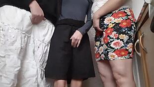 6 orgasms under the skirt - girls fly orgasm