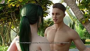 taboo university busty redhead exposes huge cock in 3d game