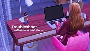 Oh, Nerd's First 3D Hentai Sex At University!