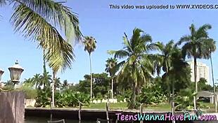 amateur teen gets drilled at party