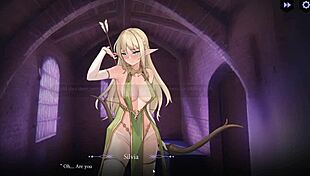 Huge Tits For The Queen In Anime Hentai Game