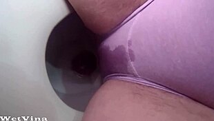 omg, i’m so desperate, peeing and wettin’ my panty in the toilet, help!