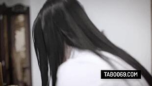 busty councilwoman angela white bent over the office desk, getting doggystyled by a taboo businessman