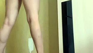 I feel so aroused watching Ritafox dance in sexy heels and clothes, showing her tits and ass.