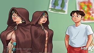 Erotic picture for headmistress in Summertimesaga e4 71 looks amazing 😏