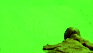 Tall Giantess Clayman Stomps with Huge Feet