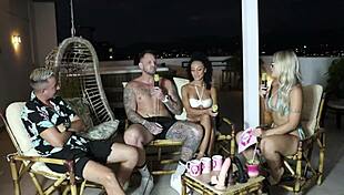 Pretty Brazilian teens in hot erotic and romantic scenes