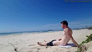 Beach Jerk Off 2