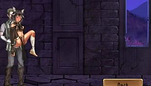 2D hentai game Estella’s Nightmare shows sealed space with succubus curse sex scenes.