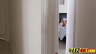 Sensual Lesbian Oral Action Captured on Camera in 4legs